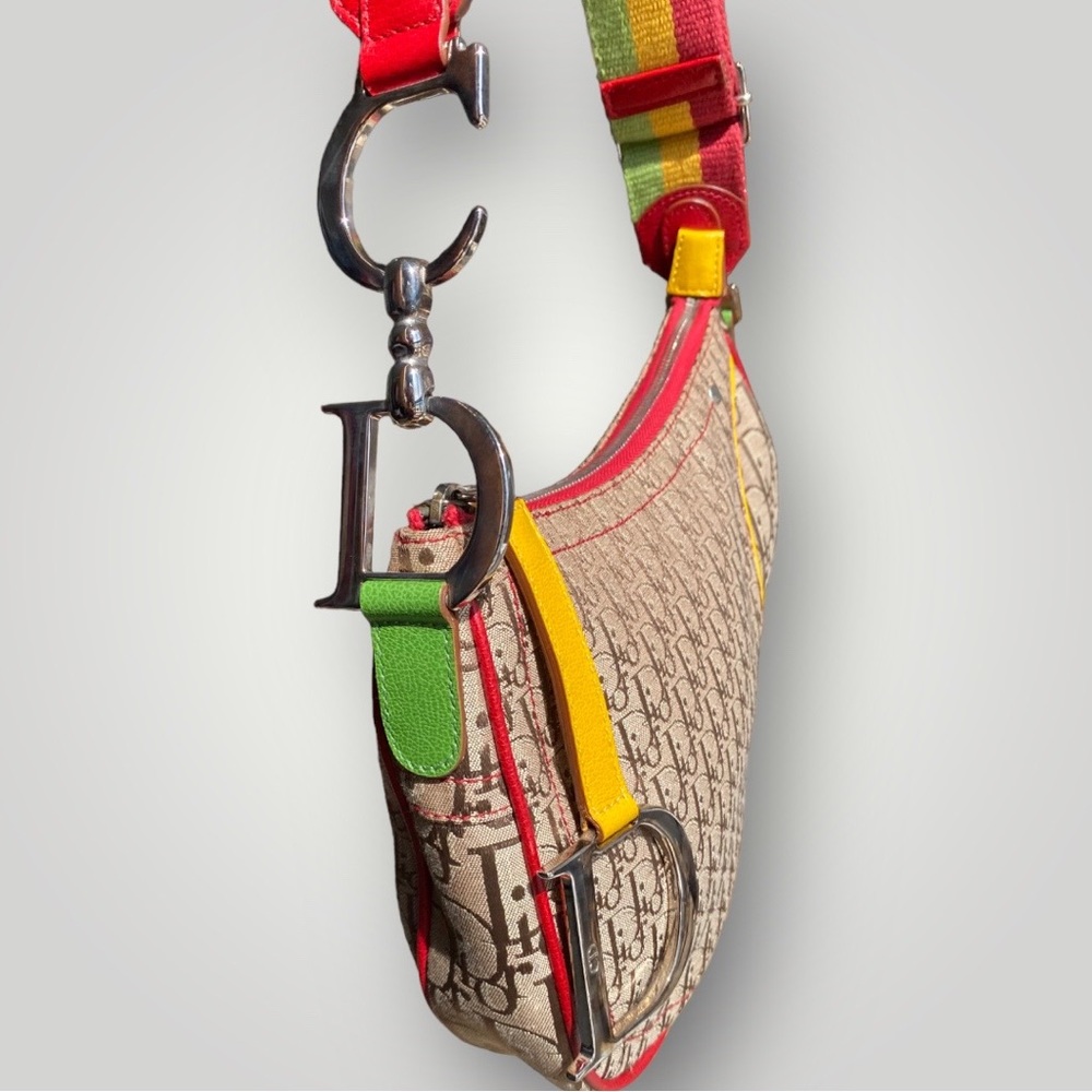 Christian Dior Rasta Mania Saddle Bag 💥 - Picture 7 of 12